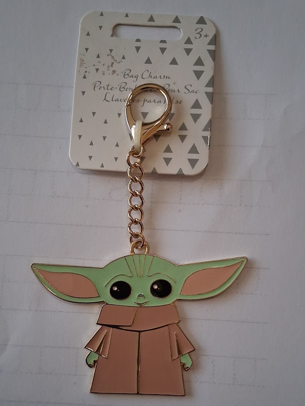Baby Yoda Bag Flair Charm Keychain